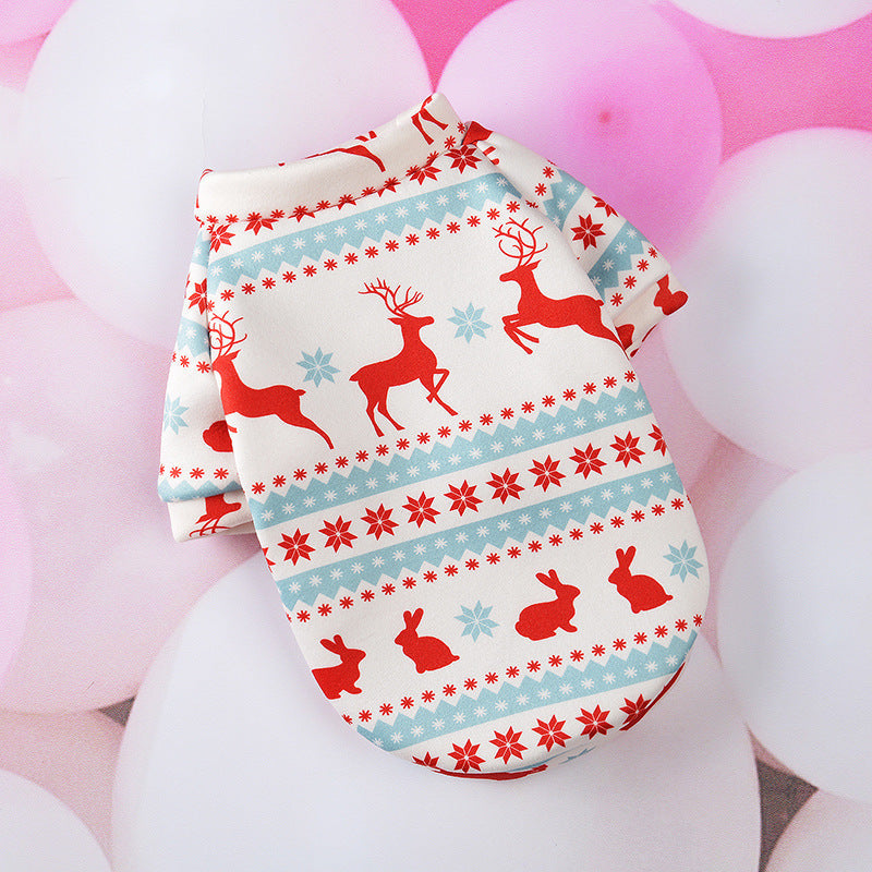 Christmas Dog Clothes Cartoon Pet Supplies - Pets Crazy Shops