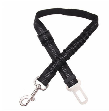 Adjustable Dog Seat Belt Dog Car Seatbelt Harness Leads Elastic Reflective Safety Rope - Pets Crazy Shops