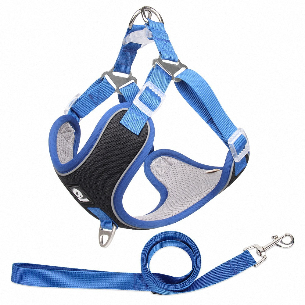 Breathable Pet Harness Adjustable Leash - Pets Crazy Shops