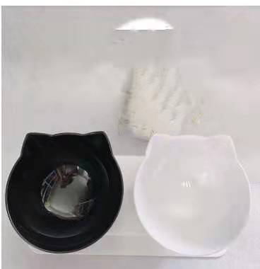 Cat Double Bowl Cat Food Bowl Protects Cervical Vertebra - Pets Crazy Shops