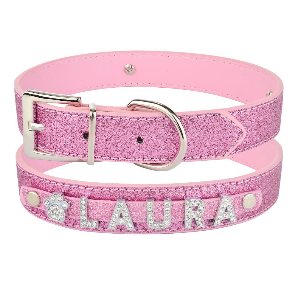 DIY Alphabet Dog Name Pet Collar Wear Accessories - Pets Crazy Shops