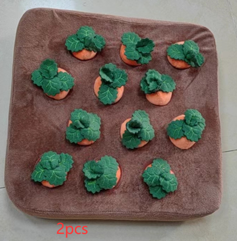 Pet Dog Toys Carrot Plush Toy Vegetable Chew Toy For Dogs Snuffle Mat For Dogs Cats Durable Chew Puppy Toy Dogs Accessories - Pets Crazy Shops