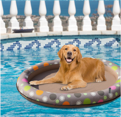 Dog Swimming Pool Inflatable Hammock Pets Pool Floating Bed Spring Summer Swimming Ring - Pets Crazy Shops