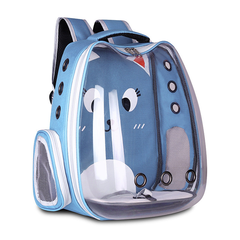 Pet Supplies Pet Backpack Convenient Pet Space Bag Breathable Shoulder Cat Bag Dog Bag - Pets Crazy Shops