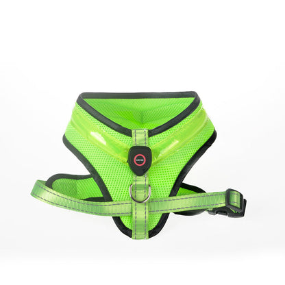 LED Luminous Dog Harness Led USB Charging Dog Chest Strap Vest Pet Safety Reflective Harness Pet Vest For Puppy Large Dog Pet Products - Pets Crazy Shops