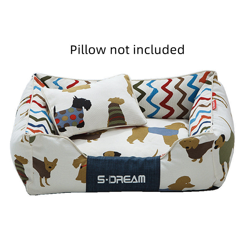 Dog Cat Bed Creativity Of Removable And Washable Large Dog Mat Pet House In Winter - Pets Crazy Shops