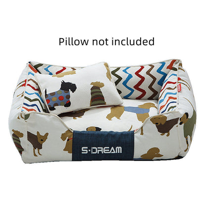 Dog Cat Bed Creativity Of Removable And Washable Large Dog Mat Pet House In Winter - Pets Crazy Shops