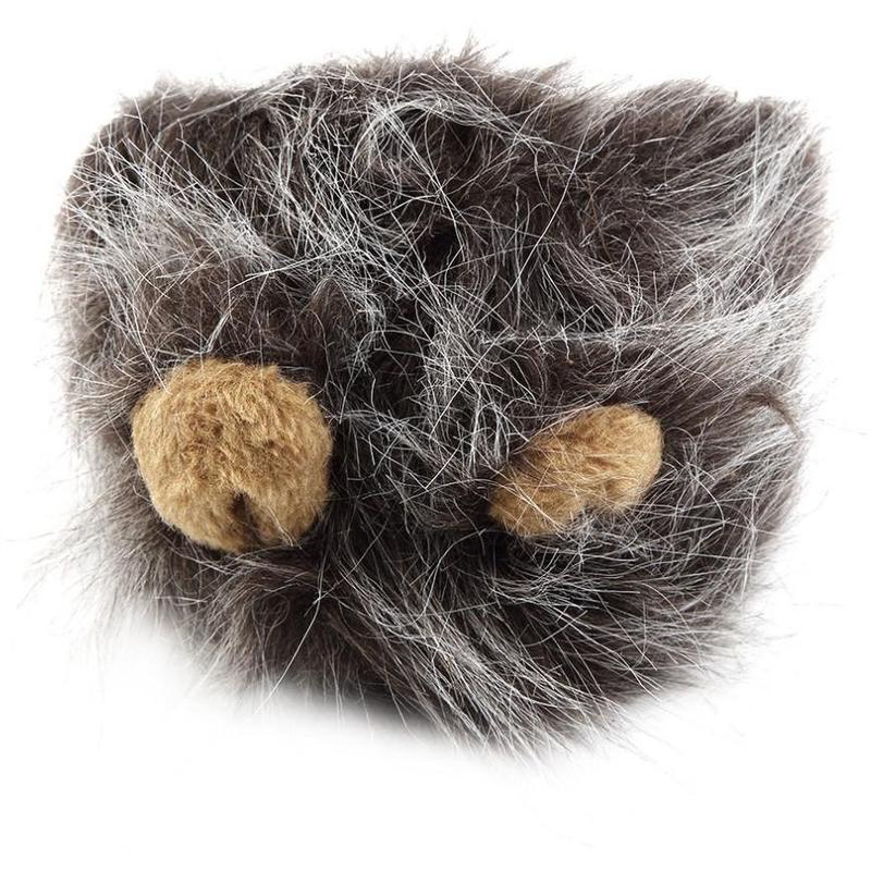 Funny Pet Hat For Small Dogs Cats Hat Emulation Lion Hair Mane Ears Head Cap Scarf Pet Halloween Festival Costume - Pets Crazy Shops