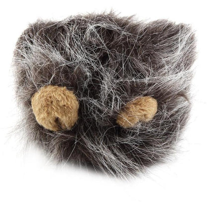 Funny Pet Hat For Small Dogs Cats Hat Emulation Lion Hair Mane Ears Head Cap Scarf Pet Halloween Festival Costume - Pets Crazy Shops