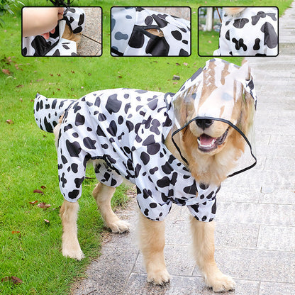 Raincoat All-inclusive Four-legged Pet Transformation Suit - Pets Crazy Shops