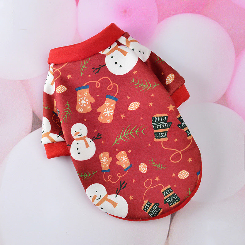 Christmas Dog Clothes Cartoon Pet Supplies - Pets Crazy Shops