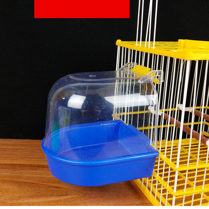 Bird With Tiger Skin Indigo Chin And Eye Embroidering Appliance - Pets Crazy Shops