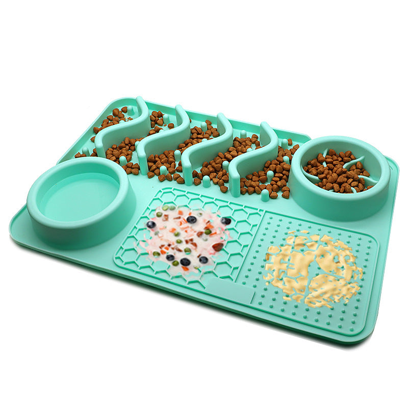 Dog Silicone Licking Pad Pet Licking Mat Silicone Smelling Mat Multifunctional Food Bowl Pets Supplies - Pets Crazy Shops