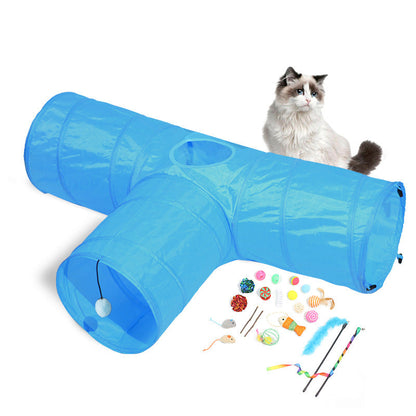 New Cat Tunnel Foldable Pet Climbing Path Cat Toys - Pets Crazy Shops