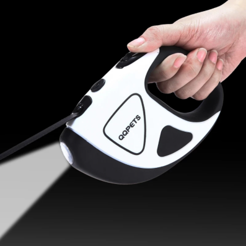 Pet Dog Automatic Retractable Fiber Leash Night Safety LED Shining Automatic Stretching Dog Hand Holding Rope Pet Supplies - Pets Crazy Shops
