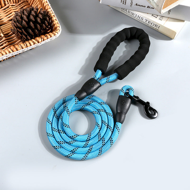 Reflective Nylon Round Rope Dog Leash - Pets Crazy Shops