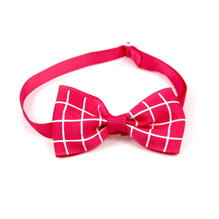 Plaid Pet Tie Cat Dog Scarf Accessories Pet Accessories - Pets Crazy Shops