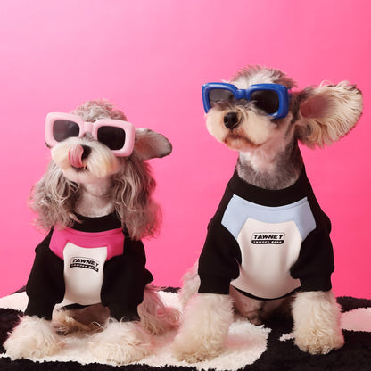Dog Clothes Stitching Zipper Pullover Sweater - Pets Crazy Shops