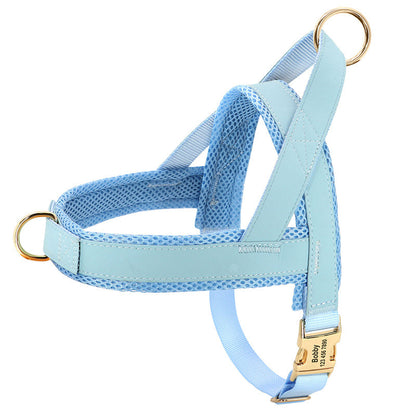Lettering Large Dog  Vest Chest Harness - Pets Crazy Shops