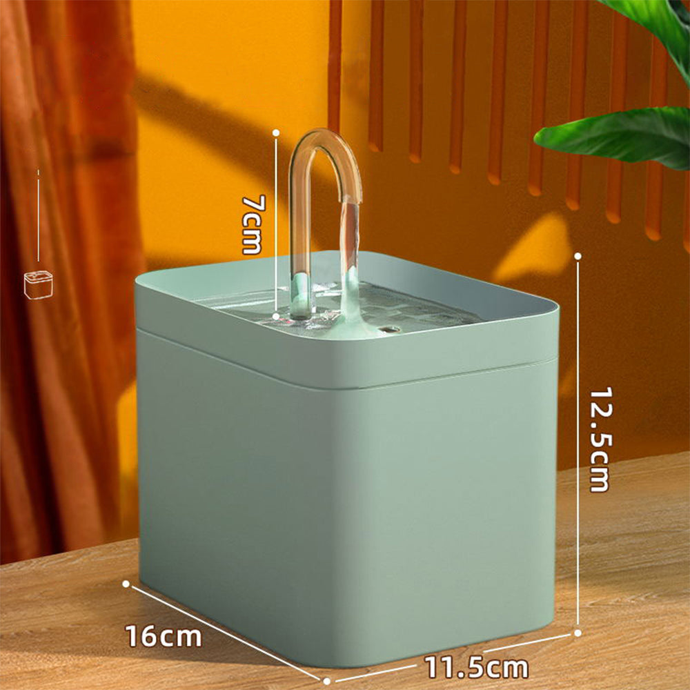 Automatic Cat Water Fountain Auto Filter USB Electric Mute Cat Drinker Bowl 1.5L Recirculate Filtring Drinker For Cats Pet Water Dispenser - Pets Crazy Shops