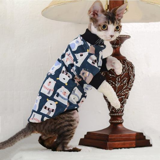 Hairless Cat Clothing Bottoming Air Conditioning Clothing  -  - Pets Crazy Shops -