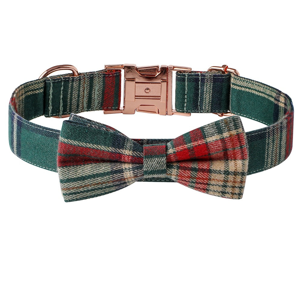 Christmas Dog Collar Rose Gold Buckle - Pets Crazy Shops