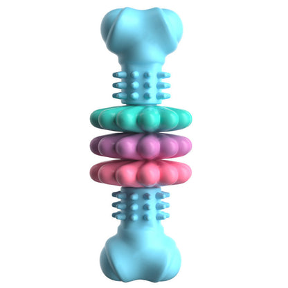 Dog Chew Toy Dog Bone Type  Dogs Teeth Cleaning Toys Indestructible TPR Bone Chewing Bite Resistant Teething Toys  Pet Products - Pets Crazy Shops