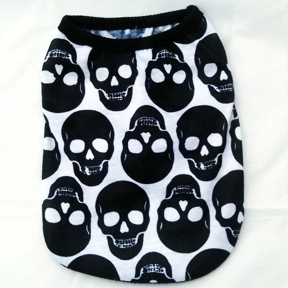 Pet Clothes Skull Halloween Supplies - Pets Crazy Shops