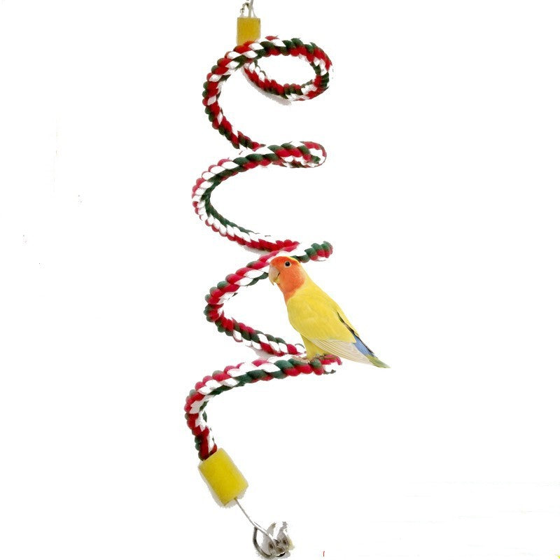 Parrot Bird With Toy Supplies Swing Ring Aerial Ladder Climbing Ladder - Pets Crazy Shops
