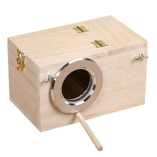 Wooden birdhouse  -  - Pets Crazy Shops -