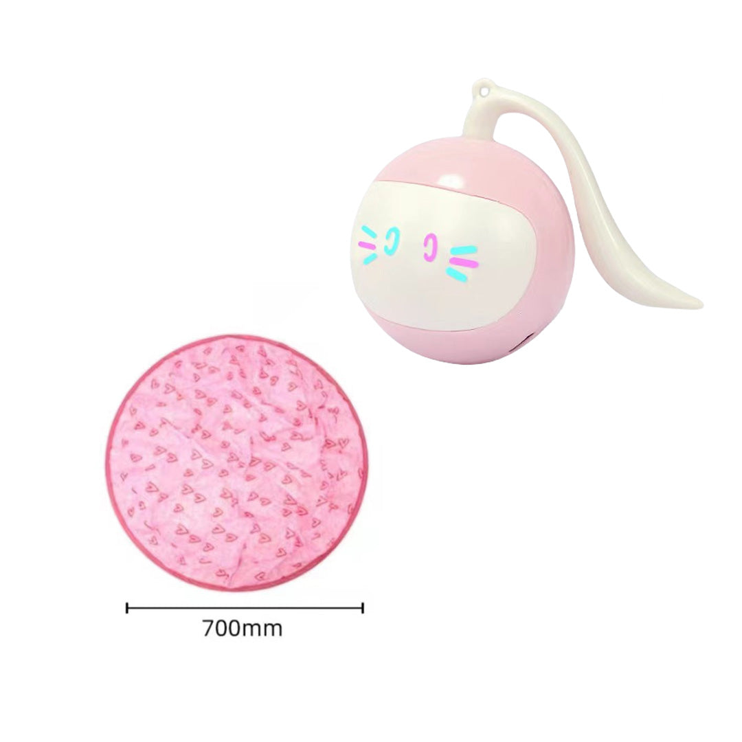 Automatic Funny Cat Toys Electric Motion Undercover Moving Bouncing Rolling Ball Interactive Toy For Indoor Cat Kitty Pet Toy - Pets Crazy Shops
