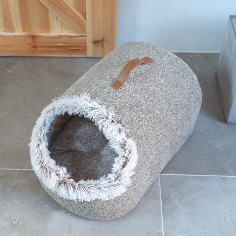 Polar Warm Cat Litter Closed Cat Sleeping Bag Large Winter Deep Sleep Cat Bed - Pets Crazy Shops