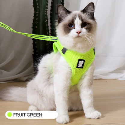 Anti-strike cat traction cat harness - Pets Crazy Shops
