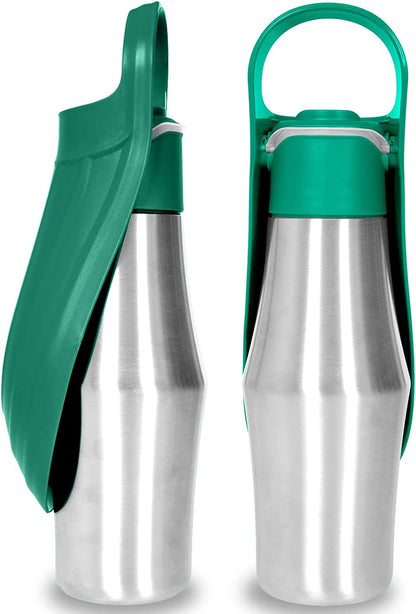 New Portable Pet Dog Water Bottle Soft Silicone Leaf Design For Dog Pets Outdoor Travel Drinking Bowls Water Dispenser - Pets Crazy Shops