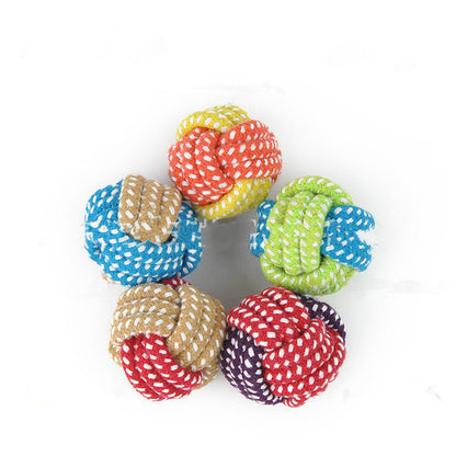Hand - knitted dog - leash toys - Pets Crazy Shops