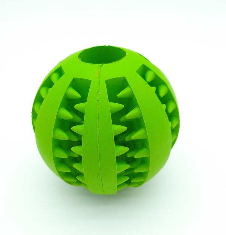 Pet Slow Feeder Dog Toy Cute Funny Rubber Dog Ball Toy - Pets Crazy Shops