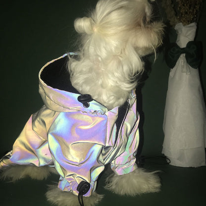 Fashion Dog Clothes Pet Dogs Hoodie for Dog Coat Windbreaker Reflective Clothing - Pets Crazy Shops