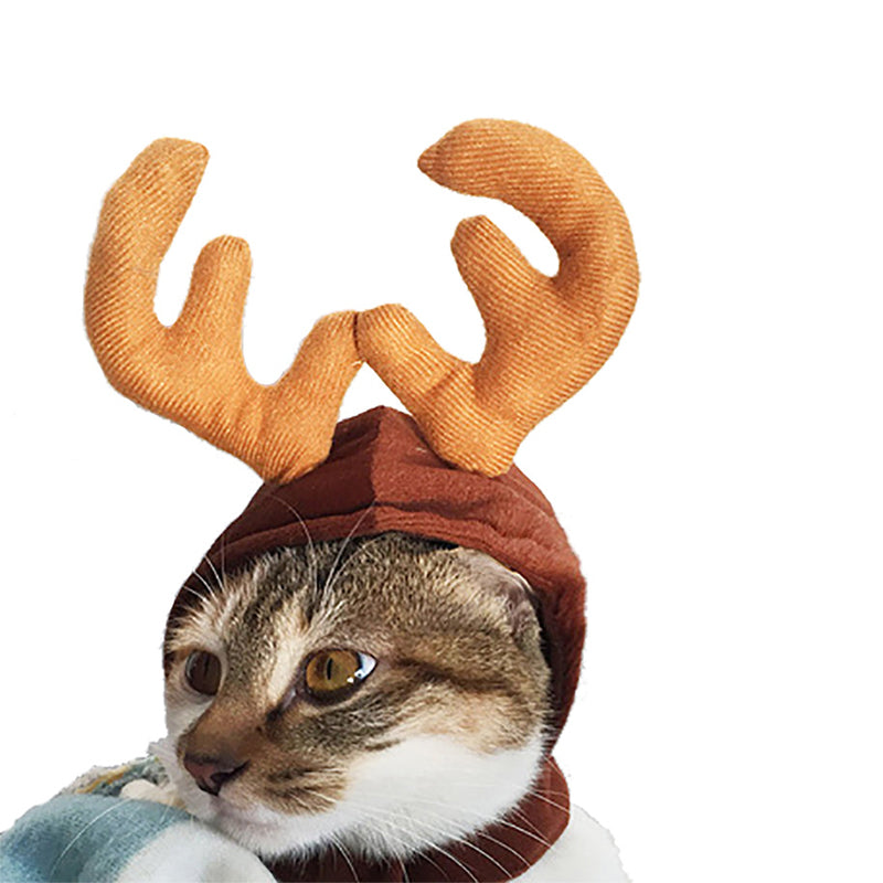 Cute Dog Cat Costume Christmas Cloak Halloween Disguise Cat - Pets Crazy Shops