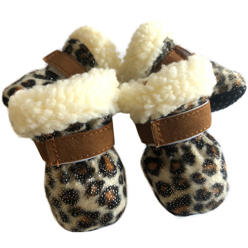 Waterproof Winter Dog Boots Socks Pet Dog Shoes Anti-slip Puppy Cat Rain Snow Booties Footwear For Small Dogs - Pets Crazy Shops