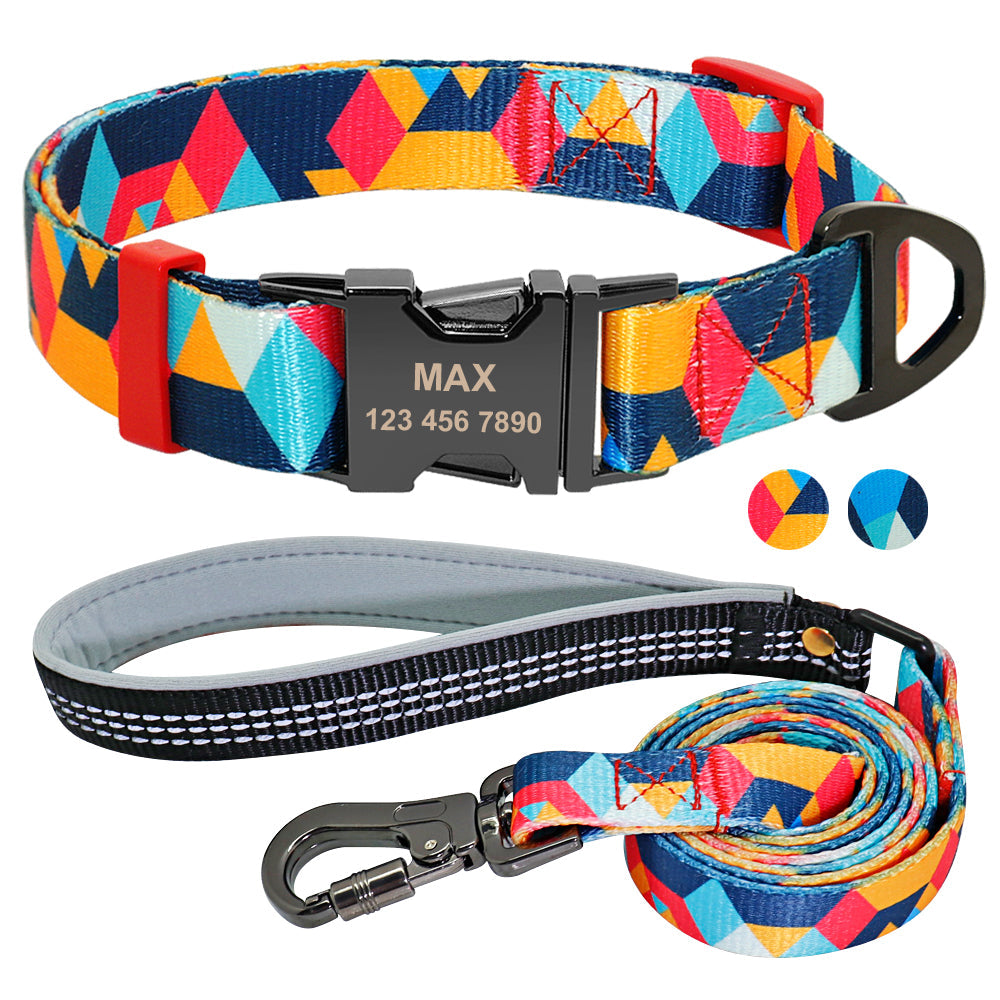 Dog tag lettering dog collar - Pets Crazy Shops
