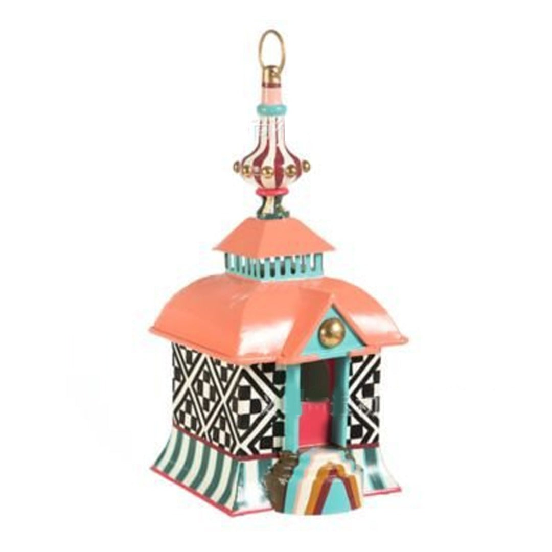 Metal Bird Feeder Creative Pattern Birdhouse Hanging Decor Garden Yard Window Parrot Feeding Pendant Decoration - Pets Crazy Shops