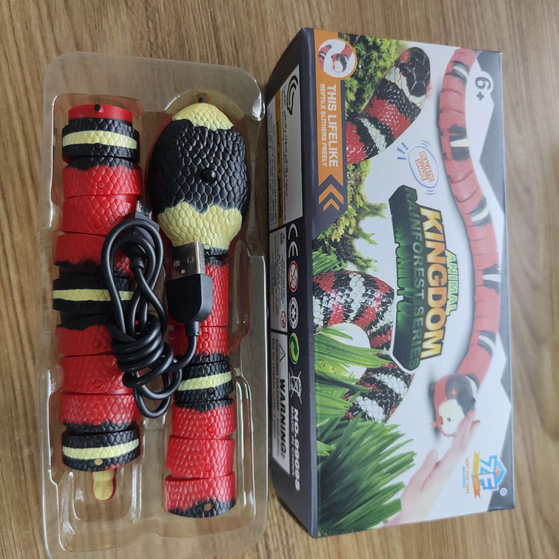 Smart Sensing Snake Cat Toys Electric Interactive Toys For Cats USB Charging Cat Accessories For Pet Dogs Game Play Toy - Pets Crazy Shops