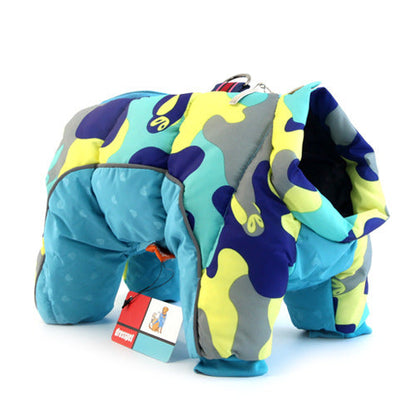 Pet Dog Winter Clothes Thick Warm Down Jacket Teddy Cotton Coat - Pets Crazy Shops