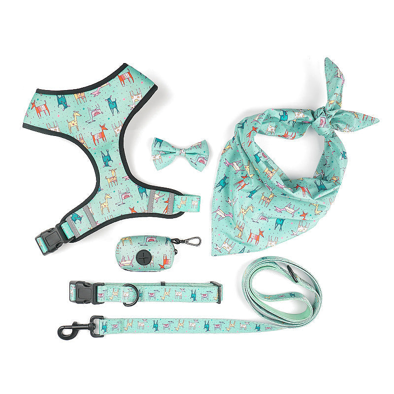 Pet Dog Leash Harness With Bow - Pets Crazy Shops