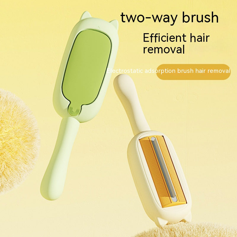 Pet Dog Cat Hair Brush Electrostatic Adsorption Two-way Roller Pet Products - Pets Crazy Shops