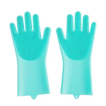 Silicone Dog Grooming Hair Comb Puppy Brush Glove Bath Cleaning Brushes Small Dog Cat Massage Pet Grooming Gloves - Pets Crazy Shops