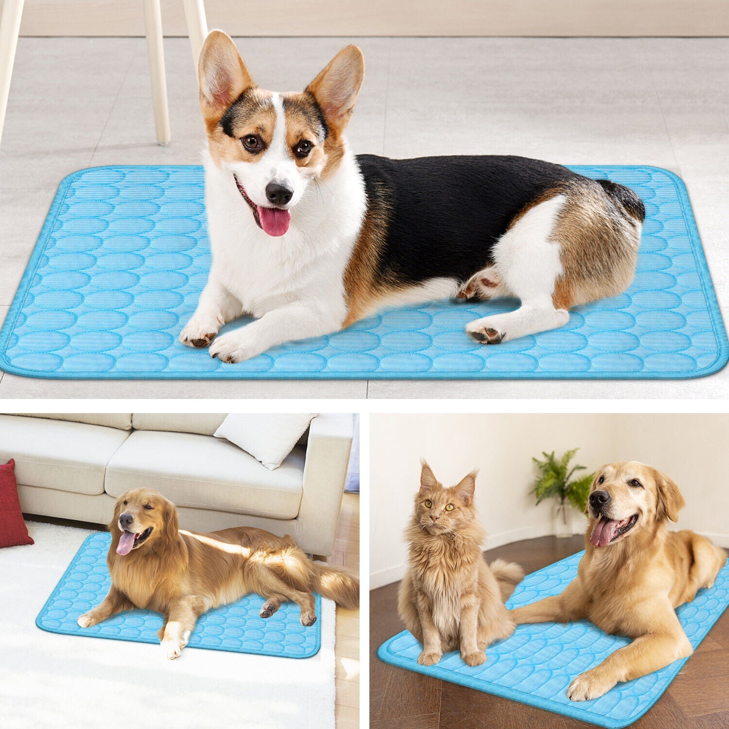Pet Cooling Mat Cool Pad Cushion Dog Cat Puppy Blanket For Summer Sleeping Bed Dog Cooling Bed Pet Cooling Mat - Pets Crazy Shops