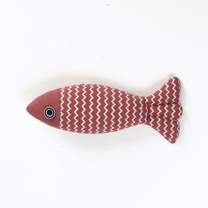 Cat Toy Funny Cat Linen Fish Pillow Self-hey Cat - Pets Crazy Shops