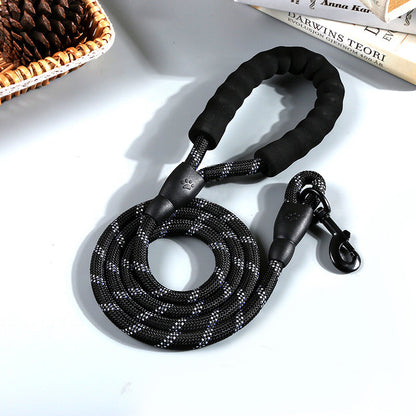 Reflective Nylon Round Rope Dog Leash - Pets Crazy Shops