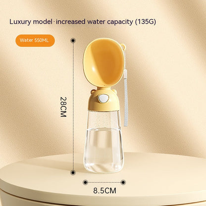 Portable Dog Water Bottle Food And Water Container For Pet Pets Feeder Bowl Outdoor Travel Drinking Bowls Water Dispenser - Pets Crazy Shops